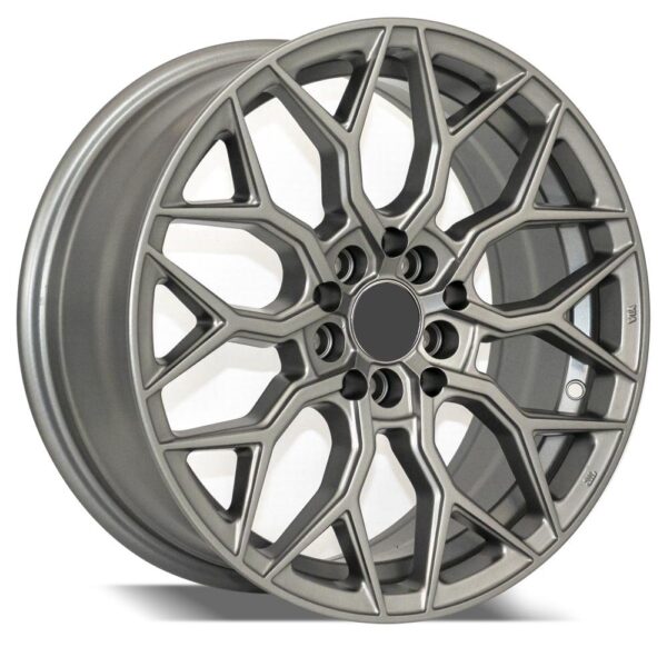 FR-JT080 Matte Gray & Black 16-Inch Alloy Wheels for Corolla, Camry, Altima and Sentra cars - Image 2