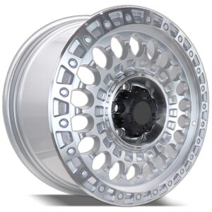 FR-JT220 Machined Silver 17" Alloy Wheels for Ford F150 Trucks