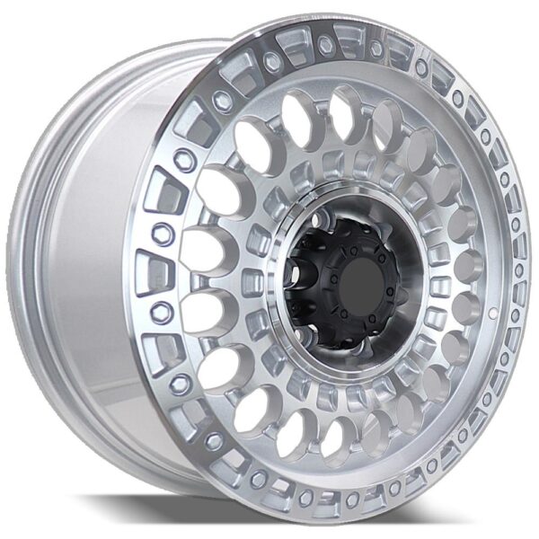 FR-JT220 Machined Silver 17" Alloy Wheels for Ford F150 Trucks