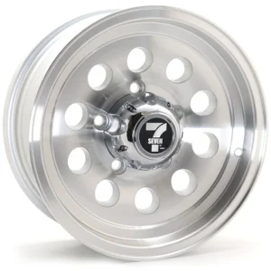 7Wheels S20 15x6 Alloy Wheel - 5x139.7 PCD | ET0 | Machined Silver (CB 108.1mm)