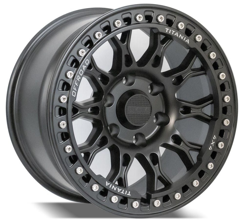 TITANIA VRX 17" ORIGINAL BEADLOCK WHEELS FOR NISSAN PLATINUM AND GMC CARS