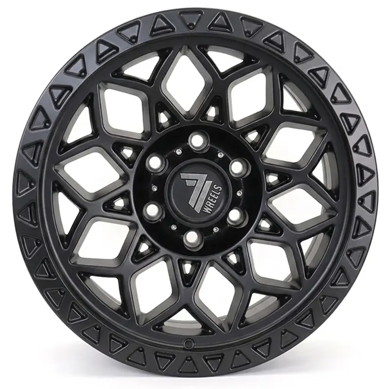 FR-G258 17-inch Alloy Wheels for Jeep Wrangler, Cherokee, Toyota Tacoma, Nissan Patrol, Chevrolet Silverado, and Ford Ranger - Image 2