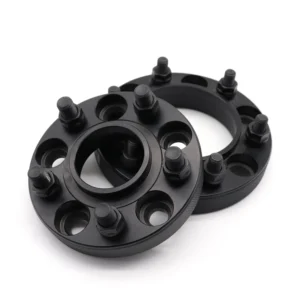 High-Quality PCD Adapters – Wheel Fitment Solution for Custom Rims - Knurled Pattern, Black