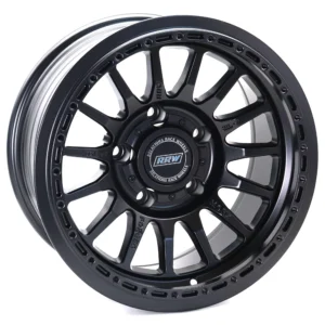 RRW16-inch Off-Road Alloy Wheel | 5x139.7 (5x5.5) PCD | ET-20 Offset | CB108.1 | Matte Black Beadlock Style Rim for 4x4 Trucks & SUVs