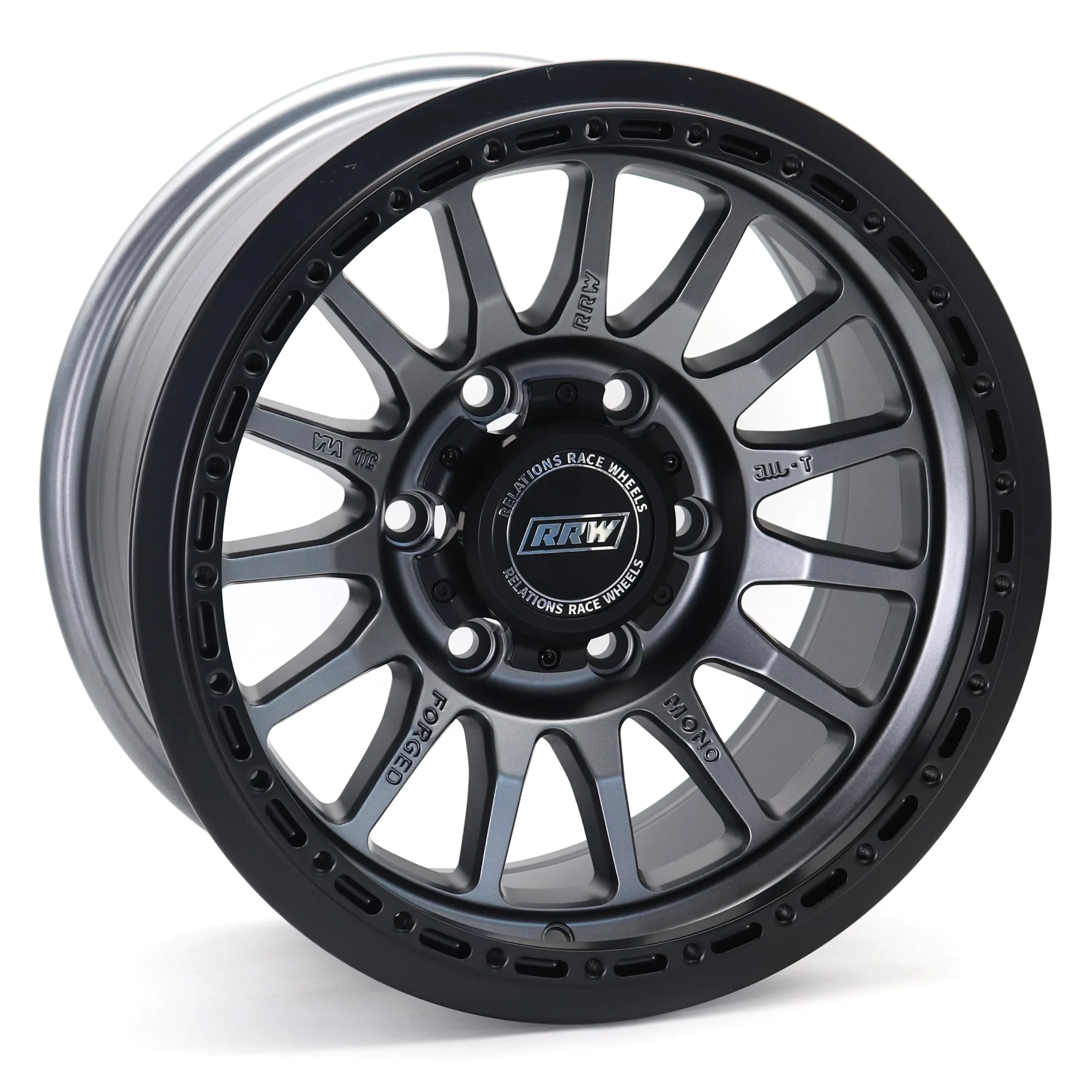 0520 16X8 6X139.7 ET0 MAT GRAYLIP MAT BLACK (CB110.1)