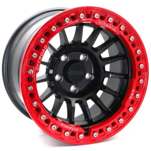 Titania MRN 17-inch Beadlock Style Off-Road Wheel | 5x127 | -12mm Offset | 71.6mm Hub Bore