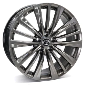 20-inch Toyota Alloy Wheel | 5x114.3 ET35 | 60.1mm Hub-Centric Bore | HB2 Hyper Black Multi-Spoke Performance Wheel