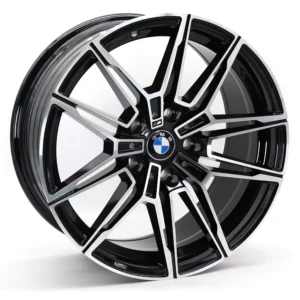 17-inch BMW Alloy Wheel | 5x120 PCD | ET25 Offset | 72.6mm CB | Matte Black Machined Face