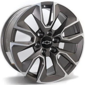 20-inch Chevrolet Style Alloy Wheel | 6x139.7 PCD, ET28, CB 78.1 | Machined Gunmetal & Machined Black