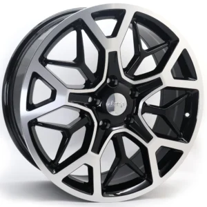 20-inch Jeep Style Alloy Wheel | 20x8, 5x127, ET56 | Machine Black Finish (71.6mm Center Bore)