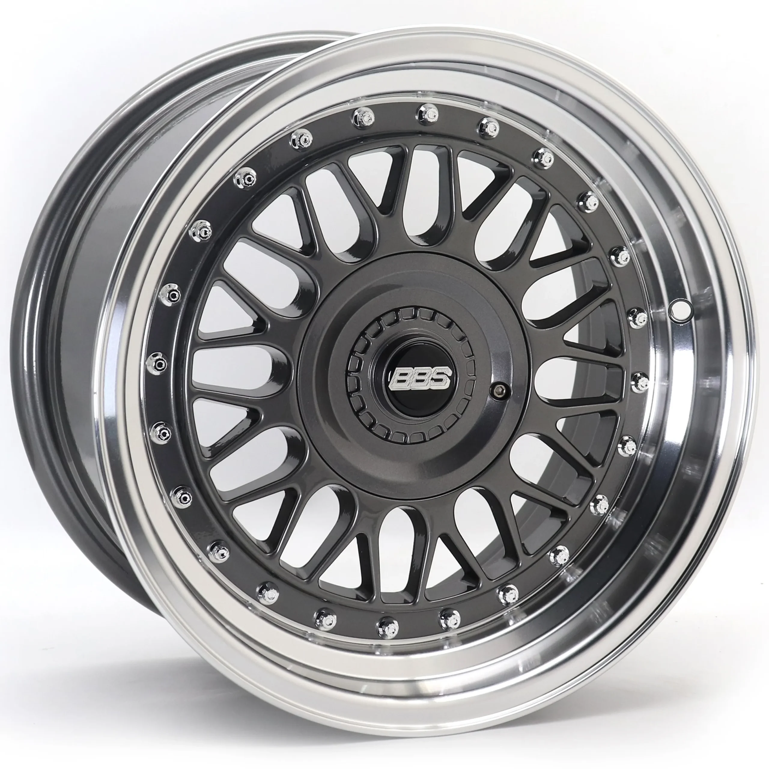 H127 15X8 10(100+114.3) ET20 DARK GUNMETAL POLISH LIP (CB73.1)