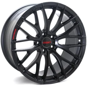 RAYS 19-inch Staggered Volk Racing Style Mesh Wheels | 19x8.5 / 19x9.5 | 5x114.3 | ET35 | Matte Black