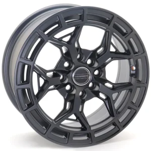 Vossen 15-inch Matte Black Alloy Wheel – 4x100 / 4x114.3 Dual PCD, ET35, CB 73.1
