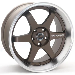Volk Racing 6-Spoke Performance Alloy Wheel | Dual Fitment & Staggered Options (17" & 18")