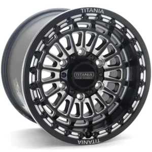 Titania Race Wheels G269 Matte Black Milled | 6x139.7 PCD | Off-Road Alloy Wheel