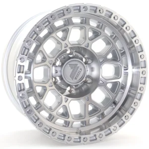 17-inch 7Wheels G283 Off-Road Wheel | 6x139.7 PCD, CB 110.1 | Silver & Silver/Matte Black Lip Finishes