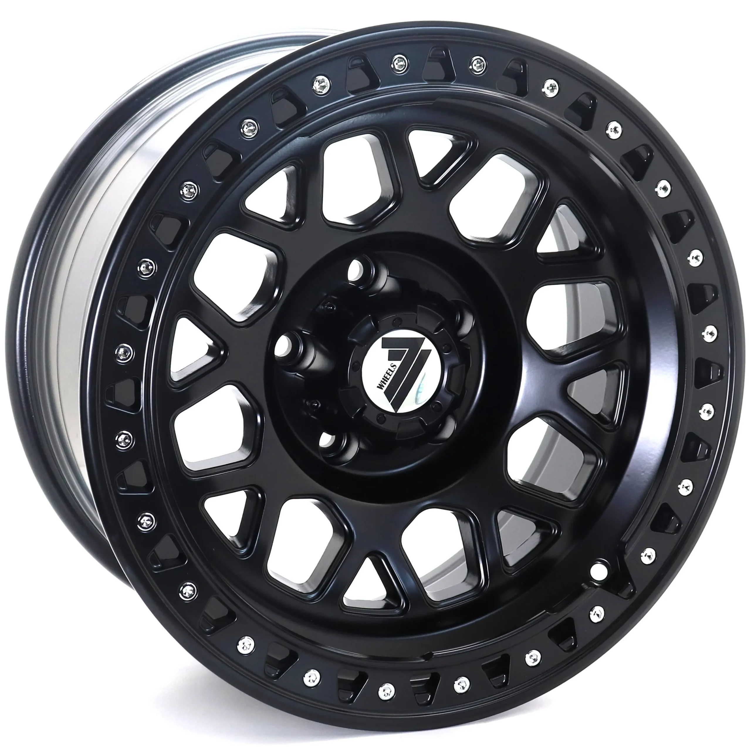 X130 17X9 5X127 ET-12 MATT BLACK (CB71.6)